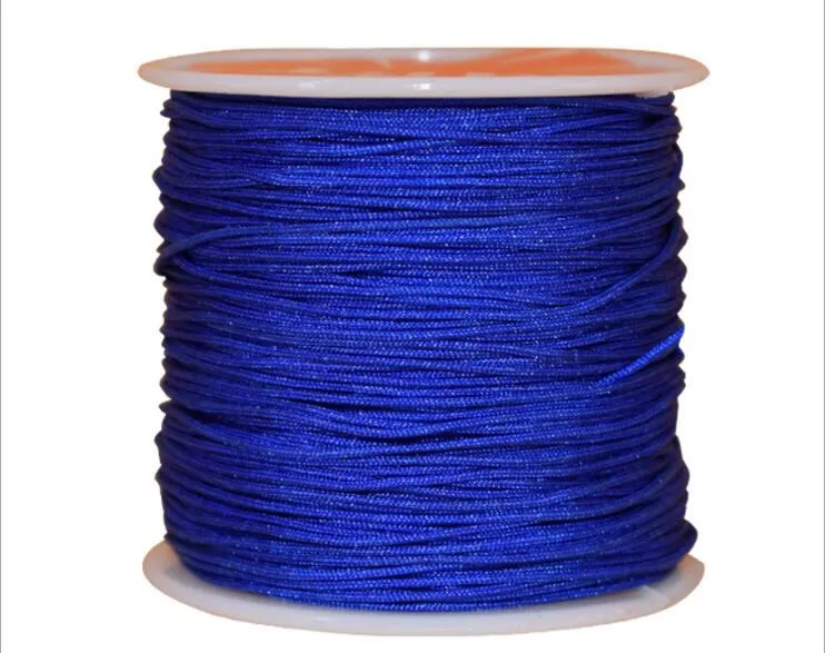 Lacivert Paraşüt Bileklik Kolye Takı Tesbih ve Emzik İpi 0,8 mm 1 Makara 100 Metre