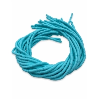 4mm Mavi Polimer Kil Fimo Boncuk Dizisi 40cm Hamur Boncuk Fimo Dizi