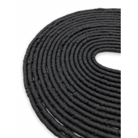 4mm Siyah Polimer Kil Fimo Boncuk Dizisi 40cm Hamur Boncuk Fimo Dizi