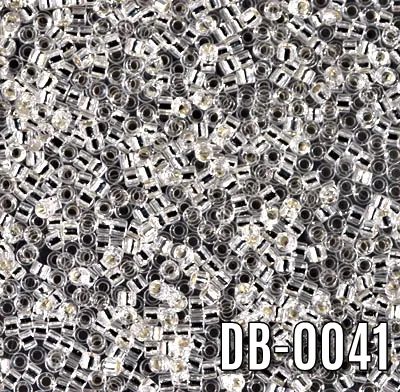 Miyuki Boncukları Kristal Gümüş DB-41 Boncuk - Kutu No:36 - 11/0 - 5 Gr
