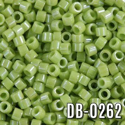 Miyuki Delica Açık Yeşil DB-262 Boncuk - Kutu No:12 - 11/0 - 5 Gr