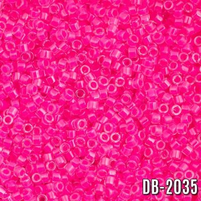 Miyuki Delica Fosforlu Pembe DB-2035 Boncuk - Kutu No:242 - 11/0 - 5 Gr
