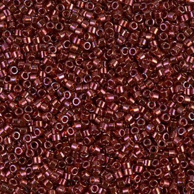 Miyuki Delica Kırmızı, Şeffaf DB-116 Boncuk - Kutu No:189 - 11/0 - 5 Gr
