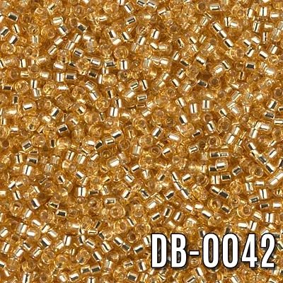 Miyuki Delica Kristal Altın DB-42 Boncuk - Kutu No:16 - 11/0 - 5 Gr
