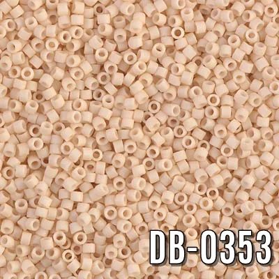 Miyuki Delica Mat Açık Krem (ten) DB-353 Boncuk - Kutu No:89 - 11/0 - 5 Gr