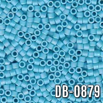 Miyuki Delica Mat Açık Mavi DB-879 Boncuk - Kutu No:332 - 11/0 - 5 Gr