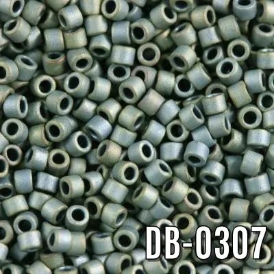 Miyuki Delica  Mat Gri DB-307 Boncuk - Kutu No:140 - 11/0 - 5 Gr