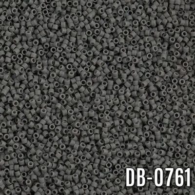 Miyuki Delica Mat Gri DB-761 Boncuk - Kutu No:254 - 11/0 - 5 Gr