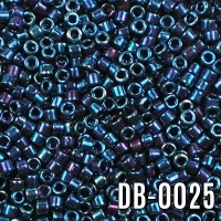 Miyuki Delica Mavi Opak Metalik DB-25 Boncuk - Kutu No:181 - 11/0 - 5 Gr