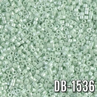 Miyuki Delica Mint Yeşil Parlak DB-1536 Boncuk - Kutu No:221 - 11/0 - 5 Gr