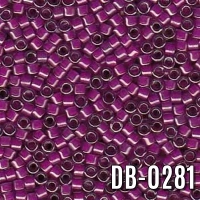 Miyuki Delica Mor DB-281 Boncuk - Kutu No:287 - 11/0 - 5 Gr