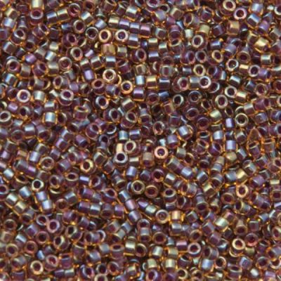 Miyuki Delica Mor, Şeffaf, Ekstra Parlak DB-61 Boncuk - Kutu No:185 - 11/0 - 5 Gr