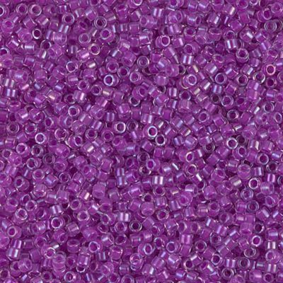 Miyuki Delica Mor, Şeffaf,Ekstra Parlak DB-73 Boncuk - Kutu No:178 - 11/0 - 5 Gr
