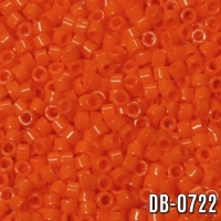 Miyuki Delica Nar Çiçeği Turuncu DB-722 Boncuk - Kutu No:217 - 11/0 - 5 Gr