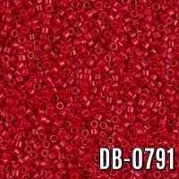 Miyuki Delica Opak Koyu Kırmızı DB-791 Boncuk - Kutu No:211 - 11/0 - 5 Gr