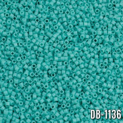 Miyuki Delica Opak Turkuaz DB-1136 Boncuk - Kutu No:261 - 11/0 - 5 Gr