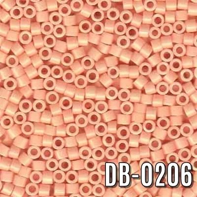 Miyuki Delica Pembe, Opak, Sırlı Parlak DB-206 Boncuk - Kutu No:28 - 11/0 - 5 Gr