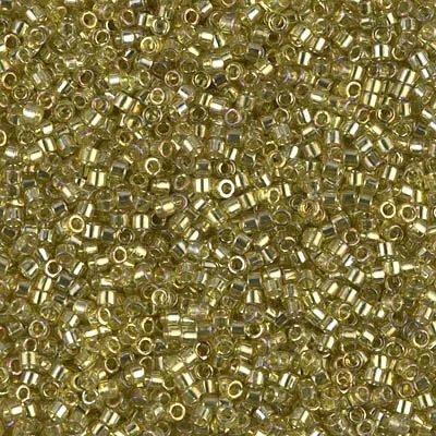 Miyuki Delica Şeffaf Metalik Yeşil DB-124 Boncuk - Kutu No:108 - 11/0 - 5 Gr