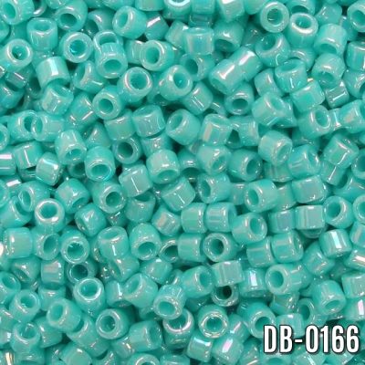 Miyuki Delica Turkuaz Opak Gökkuşağı DB-166 Boncuk - Kutu No:111 - 11/0 - 5 Gr