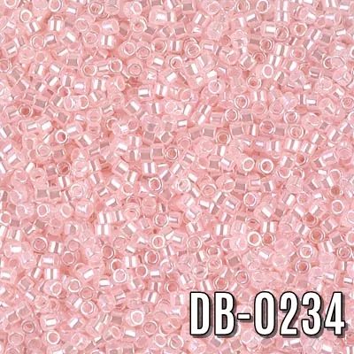 Miyuki Delica Uçuk Pembe Parlak DB-234 Boncuk - Kutu No:121 - 11/0 - 5 Gr