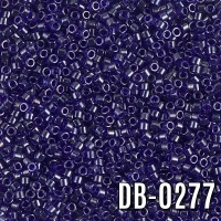 Miyuki Delica Yarı Şeffaf Lacivert DB-277 Boncuk - Kutu No:56 - 11/0 - 5 Gr