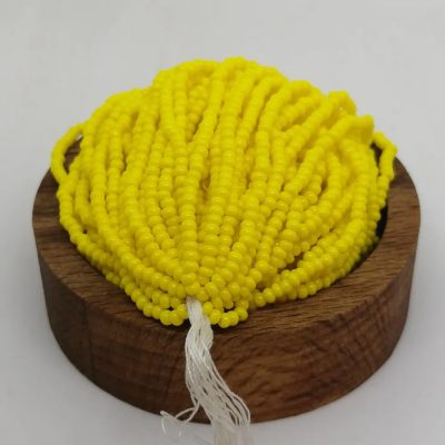 Parlak Sarı Preciosa Dizi Kum Boncuk (Cezaevi Boncuğu) 11/0 2mm