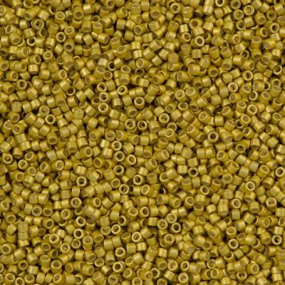 Miyuki Delica Galvaniz Mat Açık Altın DB-1154 Boncuk - Kutu No:355 - 11/0 - 5 Gr